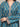 Unstitched Dark Turquoise Printed Khaddar 3 Piece - EWU24M3-094-3P