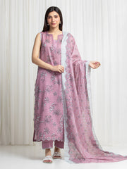 Printed Zari Lawn Suit - EWU6M6-066-3P