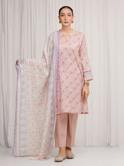 Unstitched Printed Lawn Suit - EWU6M6-094-3P