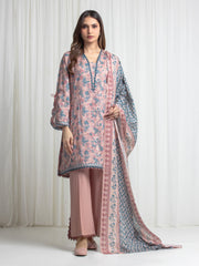 Unstitched Printed Lawn 3 Piece - EWU6M6-101-3P