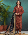 Unstitched Golden Khaddar Lawn 3 Piece - EWU24M3-087-3P