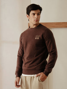 Men's Dark Brown Sweatshirt - EMTSS5-012