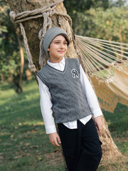 Boy's Grey Sweater - EBTSWT5-006