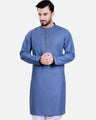 Men's Blue Kurta - EMTK17S-9438