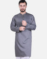 Men's Grey Kurta - EMTK17S-9447