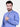 Men's Blue Kurta - MTK-C17S-9323