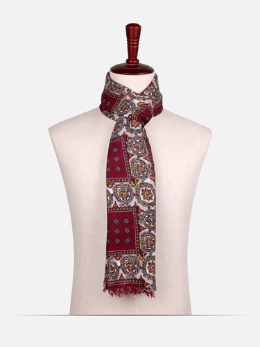 Women's Magenta Scarf - EALS17-183