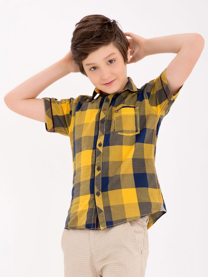 Boy's Yellow Shirt - EBTS18-27136