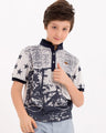 Boy's Ash Grey T-Shirt - EBTTS18-2435