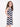 Girl's Blue & White Frock - EGTF18S-0754