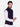 Men's Dark Purple Waist Coat - EMTWC18-35630