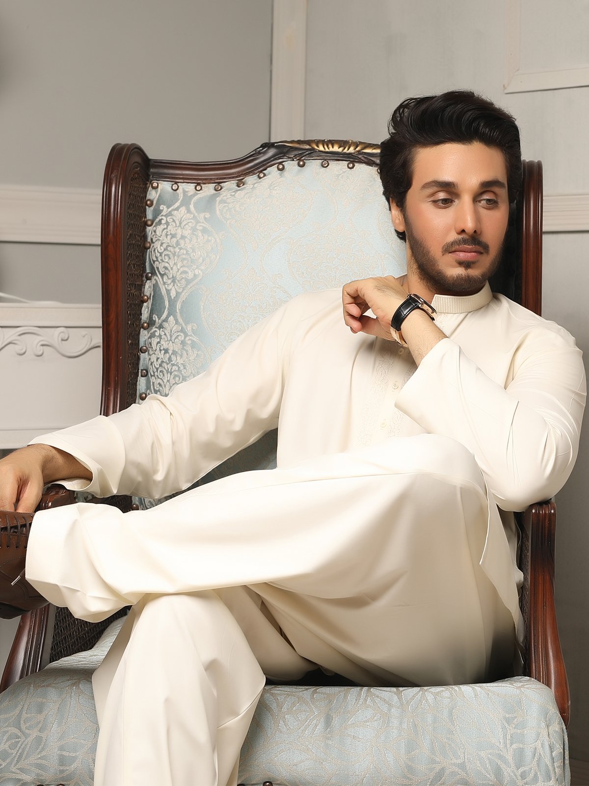 edenrobe Men's Unstitched Light Beige - EMUB18-EMRLD – edenrobe Pakistan
