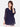 Women's Navy Blue Western Top - ELTW18-66486