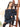 Women's Navy Blue Western Top - ELTW18-66658