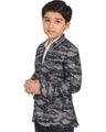 Boy's Camouflage Grey Blazers - EBTB19-4430