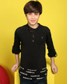 Boy's Black Shirt - EBTS19-14374