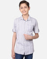 Boy's Blue & White Shirt - EBTS19-27228