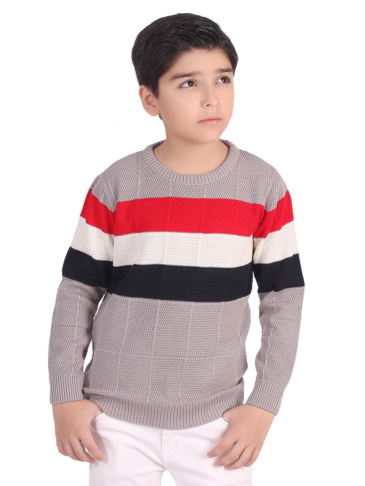 Boy's Grey Sweater - EBTSWT19-019