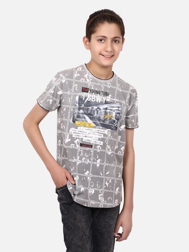 Boy's Grey T-Shirt - EBTTS19-2465