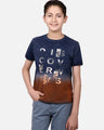 Boy's Navy Blue T-Shirt - EBTTS19-2468