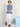Boy's Blue & White Waist Coat Suit - EBTWCS19-25125
