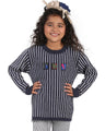 Girl's Navy Blue Sweater - EGTSWT19-006