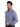 Men's Blue & White Shirt - EMTSUC19-046