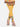 Women's Yellow Basic Tights - ELBTE19-76139