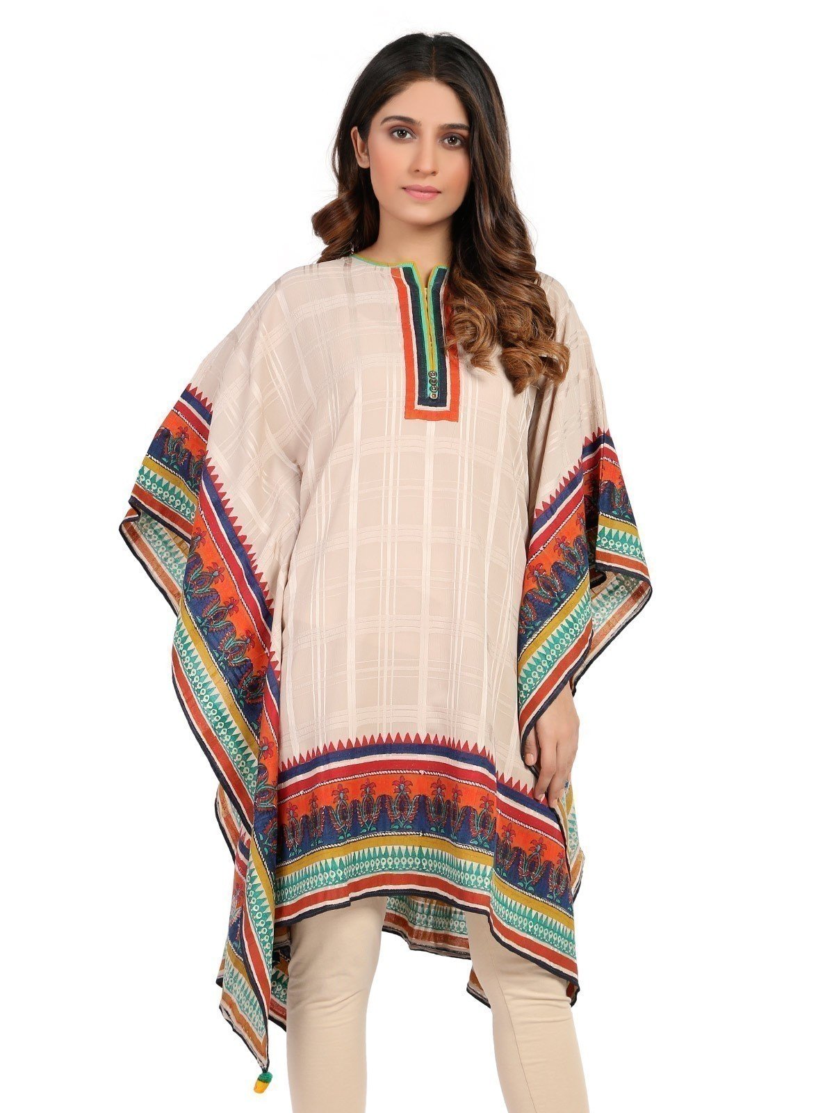 66506 edenrobe Women's Beige Ready To Wear 1PC Georgette - ELTKA19-66506 ...