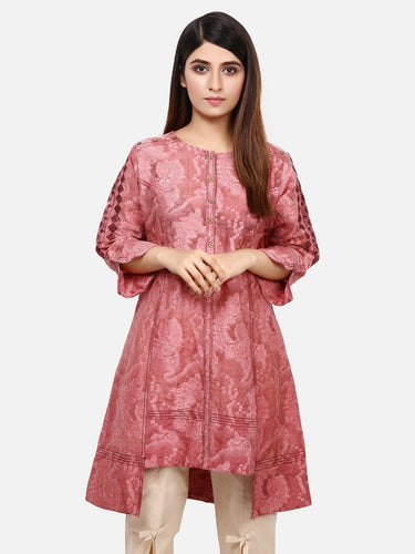 Pret 1Pc Embroidered Jacquard Shirt - ELTKE19-66778