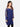 Women's Navy Blue Western Top - ELTW19-66713