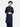 Boy's Navy Blue Kurta Shalwar - EBTKS20-3684