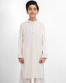 Boy's White Kurta Shalwar - EBTKS20-3691