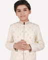 Boy's Cream Sherwani Suit - EBTS20-34004