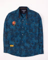 Boy's Ocean Blue Shirt - EBTS20-27302