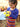 Girl's Royal Blue Frock - EGTF20W-001