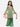 Girl's Green Pishwas - EGTP20-22153