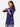 EGTKE20-70192-Girls Embroidered Kurti 2Pc - Navy Blue