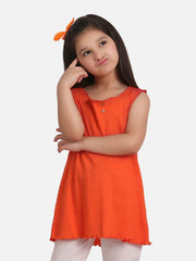 Girl's Orange Top - EGTK20-006
