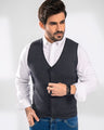 Men's Black & Grey Sweater - EMTSWT20-022
