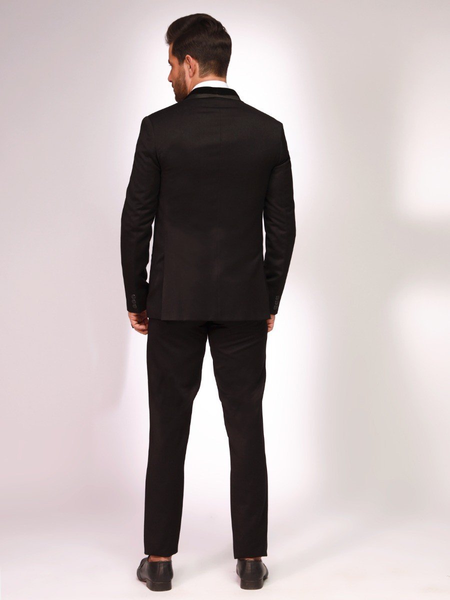 Men's Black Coat Pant - EMTCPC20-6697