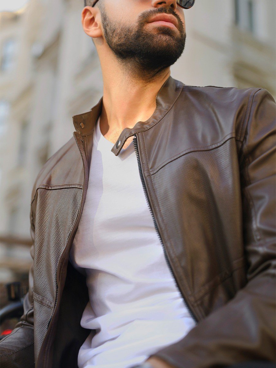 Edenrobe leather jacket new arrivals