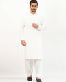 Men's Off White Kurta Shalwar - EMTKS20W-40882