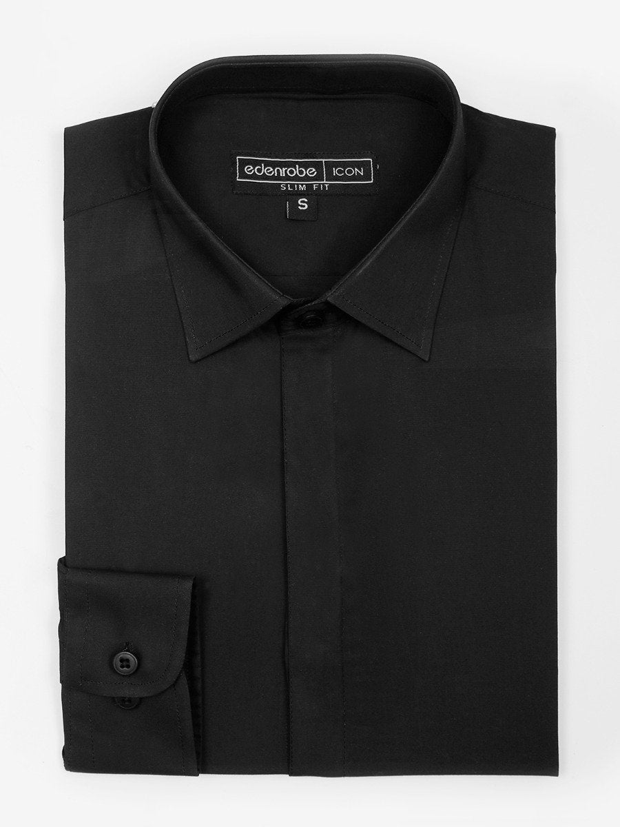 Men's Black Shirt - EMTSI20-50182