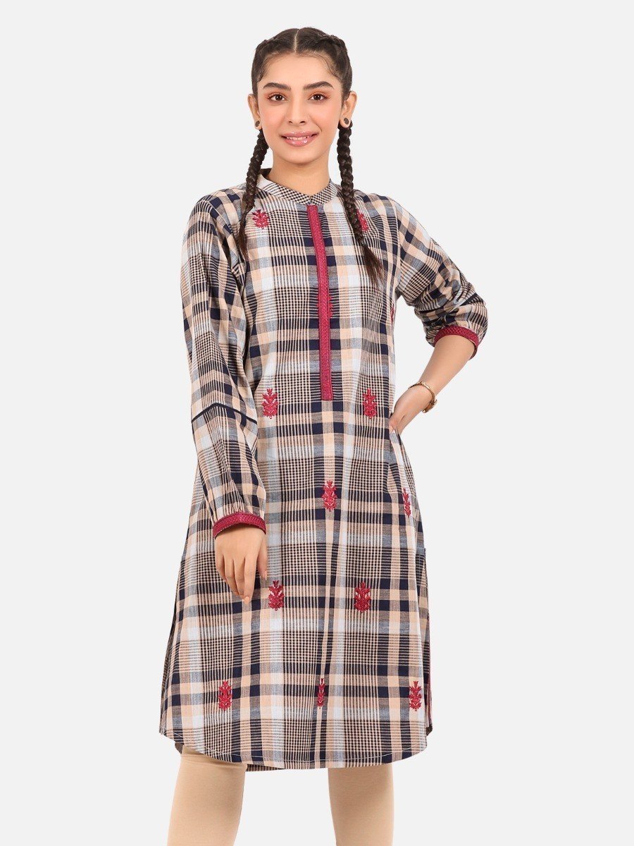 Pret 1Pc Embroidered Cotton Shirt - EWTKE20-67251