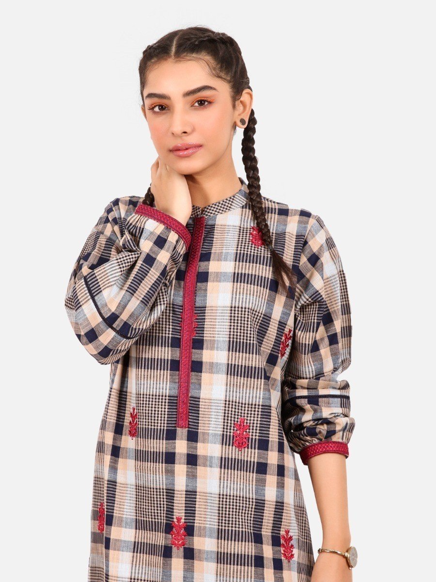 Pret 1Pc Embroidered Cotton Shirt - EWTKE20-67251