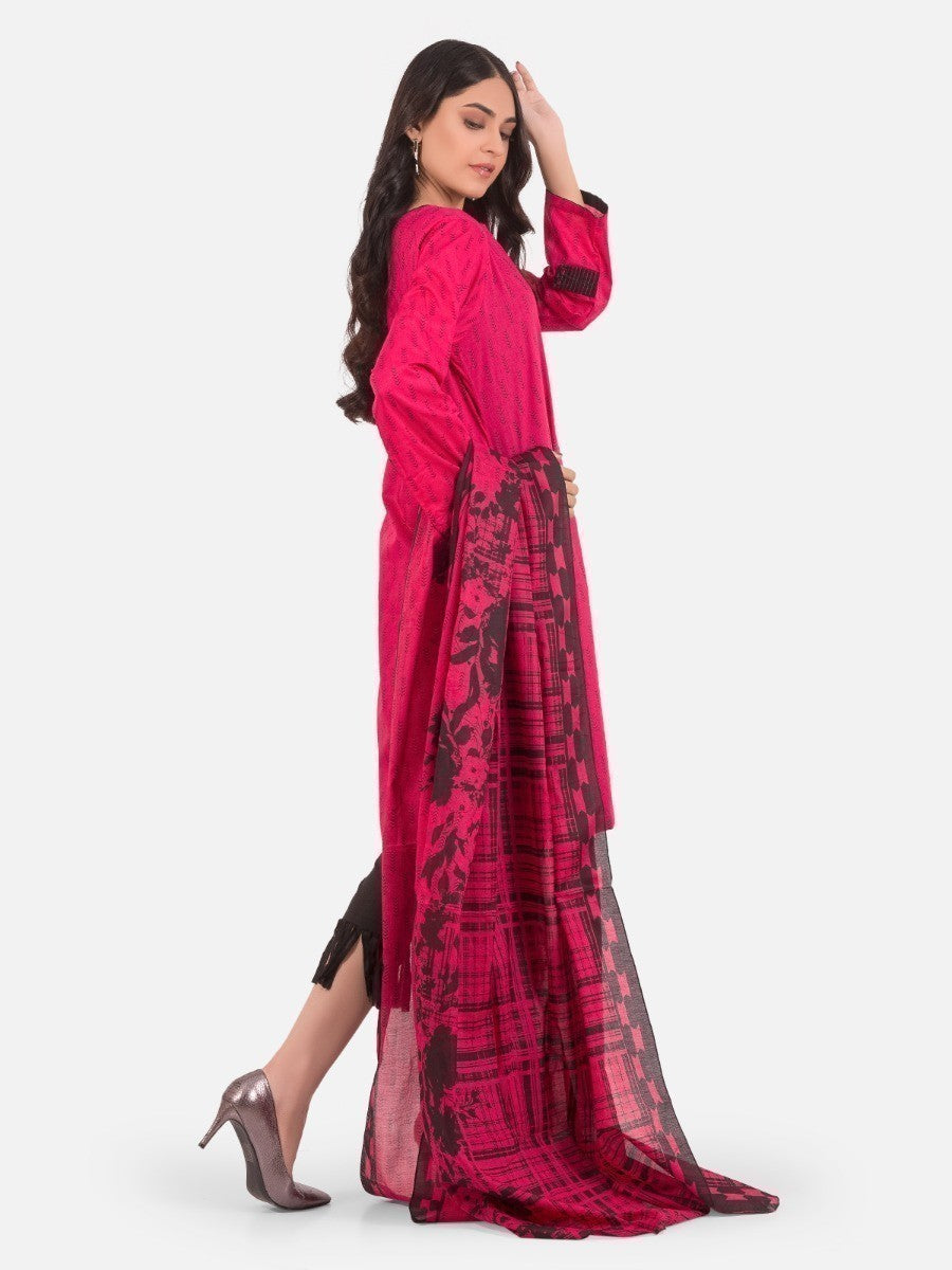 Pret 2Pc Embroidered Lawn Shirt Dupatta - EWTKE20-67253 (2PC-D)