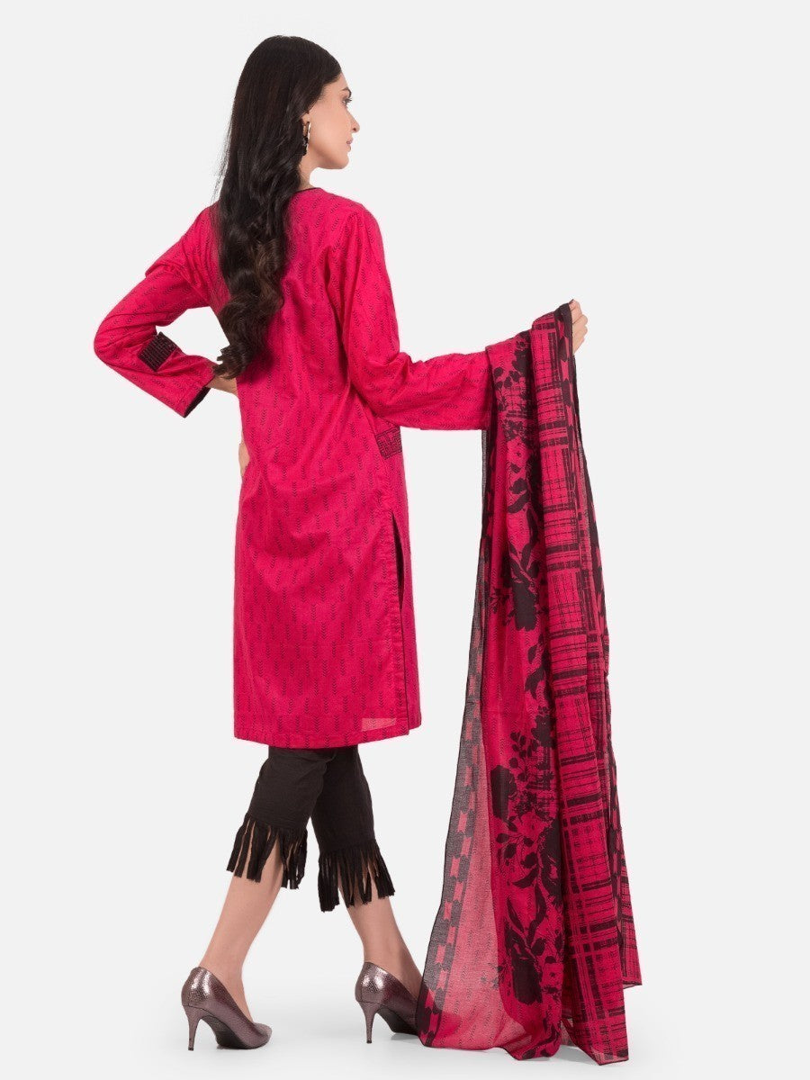 Pret 2Pc Embroidered Lawn Shirt Dupatta - EWTKE20-67253 (2PC-D)