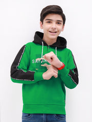 Boy's Green Hoodie - EBTH21-013