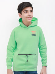 Boy's Green Hoodie - EBTH21-016